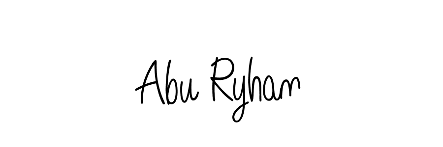 Angelique-Rose-font-FFP is a professional signature style that is perfect for those who want to add a touch of class to their signature. It is also a great choice for those who want to make their signature more unique. Get Abu Ryhan name to fancy signature for free. Abu Ryhan signature style 5 images and pictures png