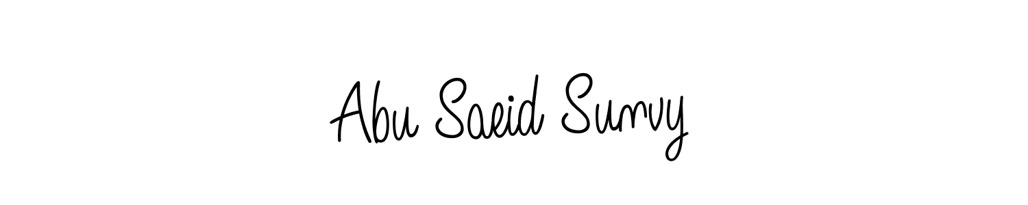Best and Professional Signature Style for Abu Saeid Sunvy. Angelique-Rose-font-FFP Best Signature Style Collection. Abu Saeid Sunvy signature style 5 images and pictures png