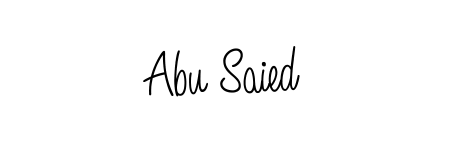 Also You can easily find your signature by using the search form. We will create Abu Saied name handwritten signature images for you free of cost using Angelique-Rose-font-FFP sign style. Abu Saied signature style 5 images and pictures png