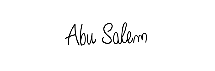 How to Draw Abu Salem signature style? Angelique-Rose-font-FFP is a latest design signature styles for name Abu Salem. Abu Salem signature style 5 images and pictures png