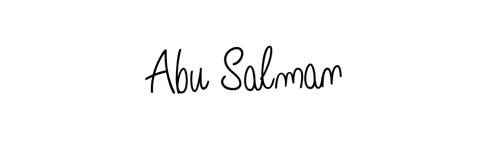 Create a beautiful signature design for name Abu Salman. With this signature (Angelique-Rose-font-FFP) fonts, you can make a handwritten signature for free. Abu Salman signature style 5 images and pictures png