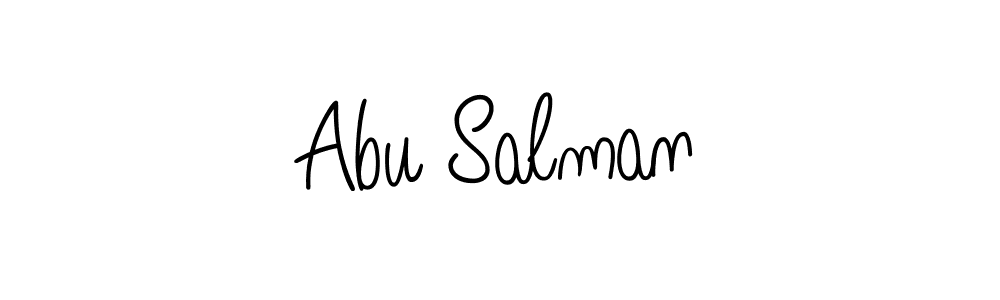 Create a beautiful signature design for name Abu Salman. With this signature (Angelique-Rose-font-FFP) fonts, you can make a handwritten signature for free. Abu Salman signature style 5 images and pictures png