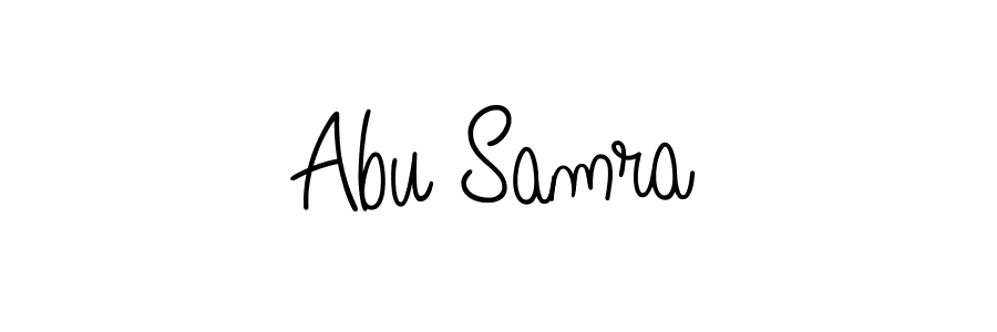 Design your own signature with our free online signature maker. With this signature software, you can create a handwritten (Angelique-Rose-font-FFP) signature for name Abu Samra. Abu Samra signature style 5 images and pictures png