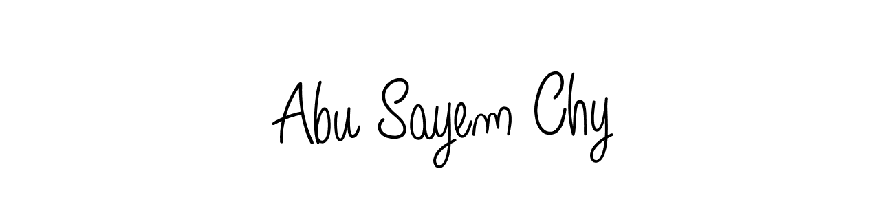 Create a beautiful signature design for name Abu Sayem Chy. With this signature (Angelique-Rose-font-FFP) fonts, you can make a handwritten signature for free. Abu Sayem Chy signature style 5 images and pictures png
