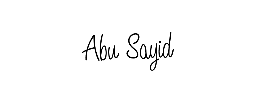 Once you've used our free online signature maker to create your best signature Angelique-Rose-font-FFP style, it's time to enjoy all of the benefits that Abu Sayid name signing documents. Abu Sayid signature style 5 images and pictures png