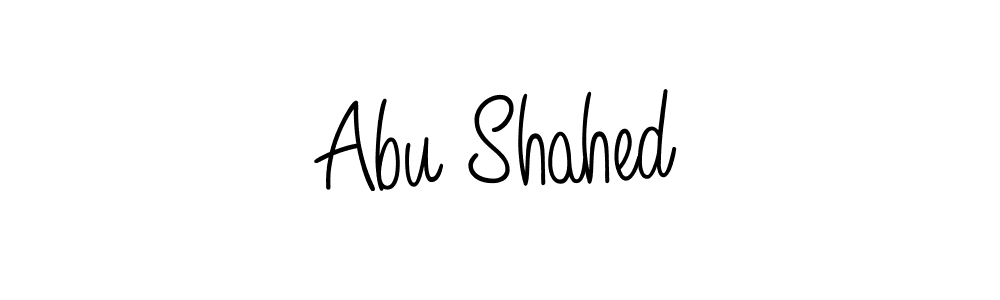 Make a beautiful signature design for name Abu Shahed. With this signature (Angelique-Rose-font-FFP) style, you can create a handwritten signature for free. Abu Shahed signature style 5 images and pictures png