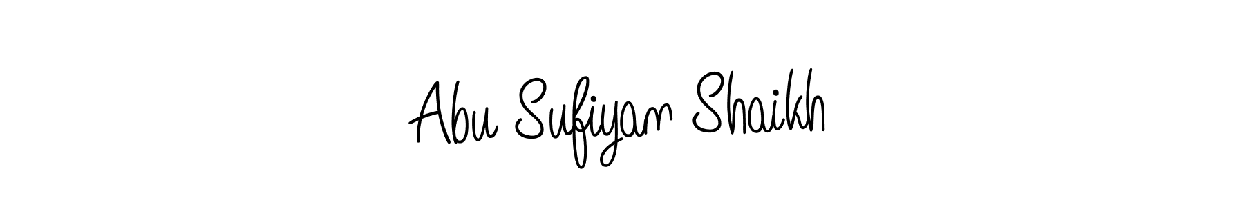 How to make Abu Sufiyan Shaikh name signature. Use Angelique-Rose-font-FFP style for creating short signs online. This is the latest handwritten sign. Abu Sufiyan Shaikh signature style 5 images and pictures png