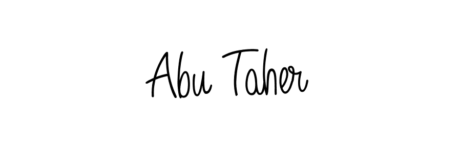 Best and Professional Signature Style for Abu Taher. Angelique-Rose-font-FFP Best Signature Style Collection. Abu Taher signature style 5 images and pictures png