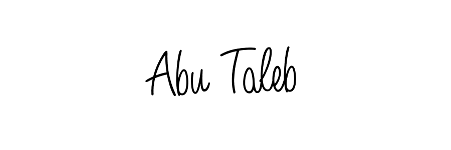 Abu Taleb stylish signature style. Best Handwritten Sign (Angelique-Rose-font-FFP) for my name. Handwritten Signature Collection Ideas for my name Abu Taleb. Abu Taleb signature style 5 images and pictures png