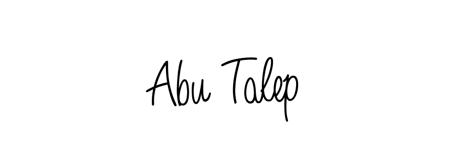 How to Draw Abu Talep signature style? Angelique-Rose-font-FFP is a latest design signature styles for name Abu Talep. Abu Talep signature style 5 images and pictures png