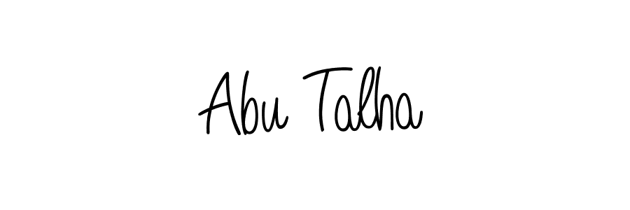 Create a beautiful signature design for name Abu Talha. With this signature (Angelique-Rose-font-FFP) fonts, you can make a handwritten signature for free. Abu Talha signature style 5 images and pictures png