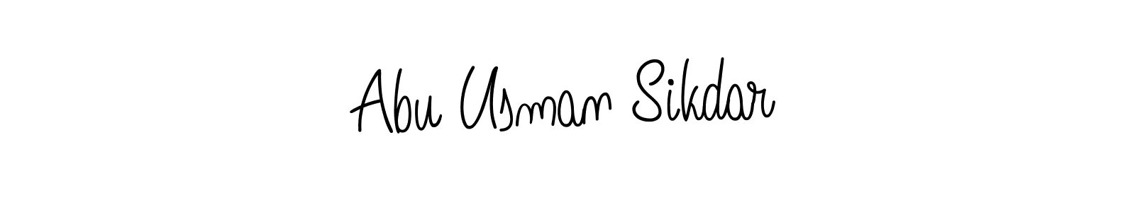 This is the best signature style for the Abu Usman Sikdar name. Also you like these signature font (Angelique-Rose-font-FFP). Mix name signature. Abu Usman Sikdar signature style 5 images and pictures png