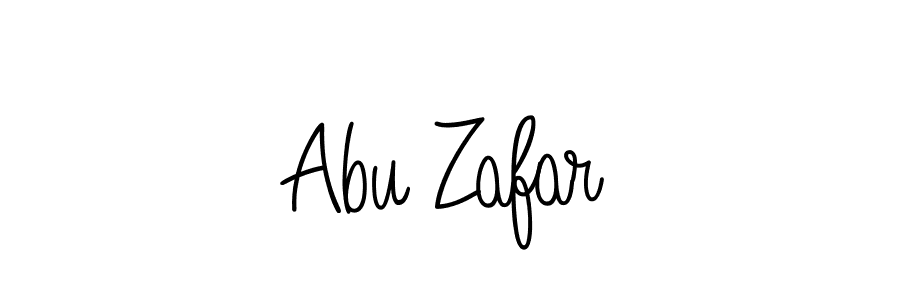 Also we have Abu Zafar name is the best signature style. Create professional handwritten signature collection using Angelique-Rose-font-FFP autograph style. Abu Zafar signature style 5 images and pictures png