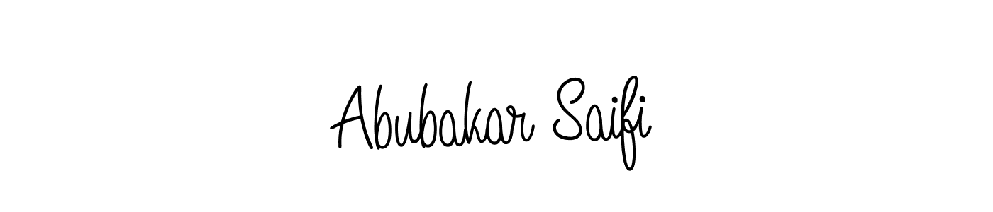 You can use this online signature creator to create a handwritten signature for the name Abubakar Saifi. This is the best online autograph maker. Abubakar Saifi signature style 5 images and pictures png