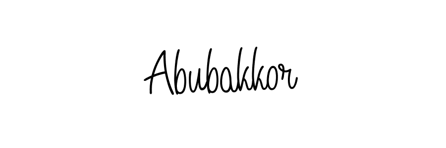 How to Draw Abubakkor signature style? Angelique-Rose-font-FFP is a latest design signature styles for name Abubakkor. Abubakkor signature style 5 images and pictures png