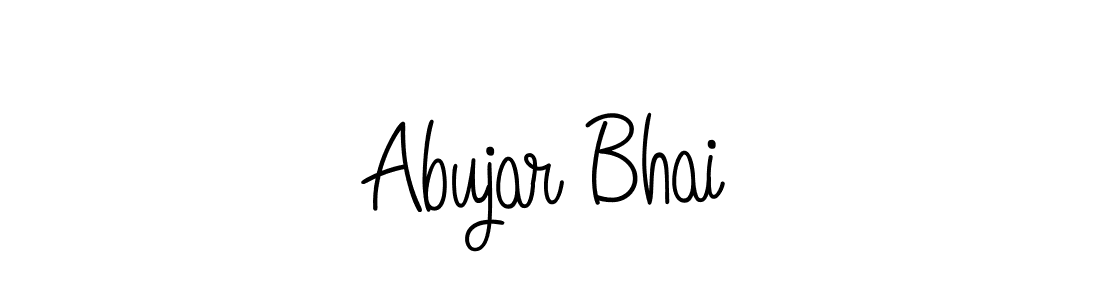 Design your own signature with our free online signature maker. With this signature software, you can create a handwritten (Angelique-Rose-font-FFP) signature for name Abujar Bhai. Abujar Bhai signature style 5 images and pictures png