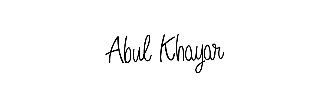 Best and Professional Signature Style for Abul Khayar. Angelique-Rose-font-FFP Best Signature Style Collection. Abul Khayar signature style 5 images and pictures png