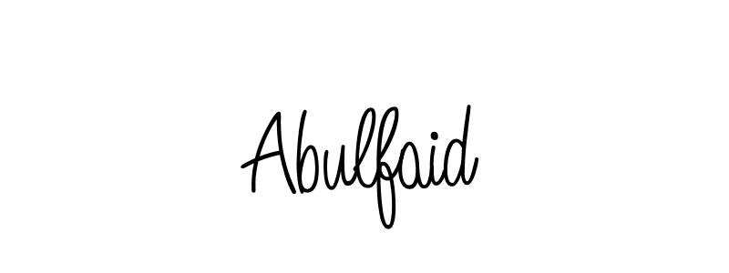 How to make Abulfaid name signature. Use Angelique-Rose-font-FFP style for creating short signs online. This is the latest handwritten sign. Abulfaid signature style 5 images and pictures png