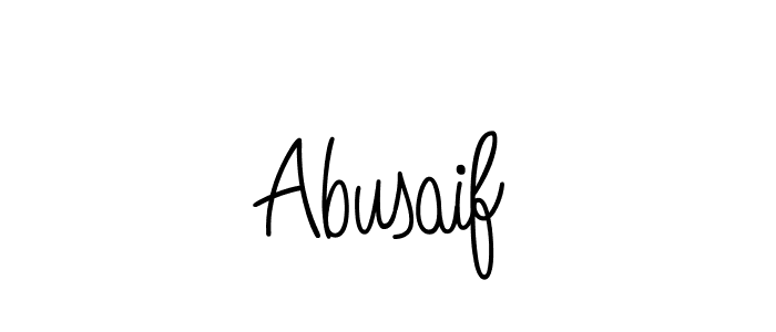 How to make Abusaif name signature. Use Angelique-Rose-font-FFP style for creating short signs online. This is the latest handwritten sign. Abusaif signature style 5 images and pictures png