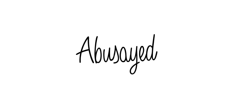How to make Abusayed name signature. Use Angelique-Rose-font-FFP style for creating short signs online. This is the latest handwritten sign. Abusayed signature style 5 images and pictures png