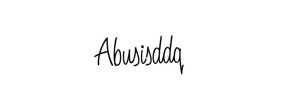 The best way (Angelique-Rose-font-FFP) to make a short signature is to pick only two or three words in your name. The name Abusisddq include a total of six letters. For converting this name. Abusisddq signature style 5 images and pictures png