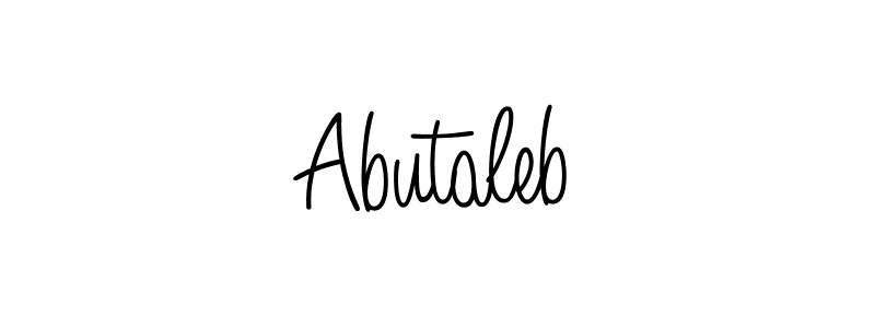 How to Draw Abutaleb signature style? Angelique-Rose-font-FFP is a latest design signature styles for name Abutaleb. Abutaleb signature style 5 images and pictures png