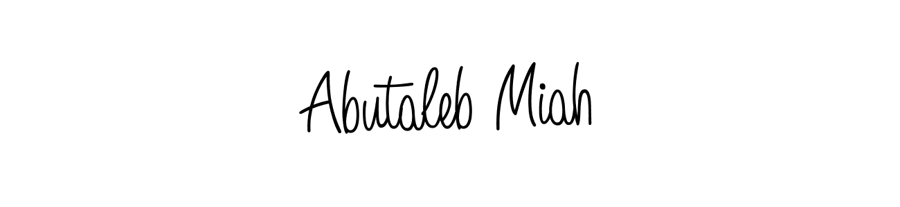 How to make Abutaleb Miah signature? Angelique-Rose-font-FFP is a professional autograph style. Create handwritten signature for Abutaleb Miah name. Abutaleb Miah signature style 5 images and pictures png