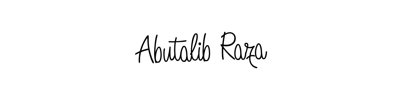 Once you've used our free online signature maker to create your best signature Angelique-Rose-font-FFP style, it's time to enjoy all of the benefits that Abutalib Raza name signing documents. Abutalib Raza signature style 5 images and pictures png