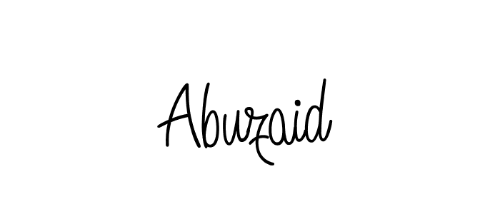 Design your own signature with our free online signature maker. With this signature software, you can create a handwritten (Angelique-Rose-font-FFP) signature for name Abuzaid. Abuzaid signature style 5 images and pictures png