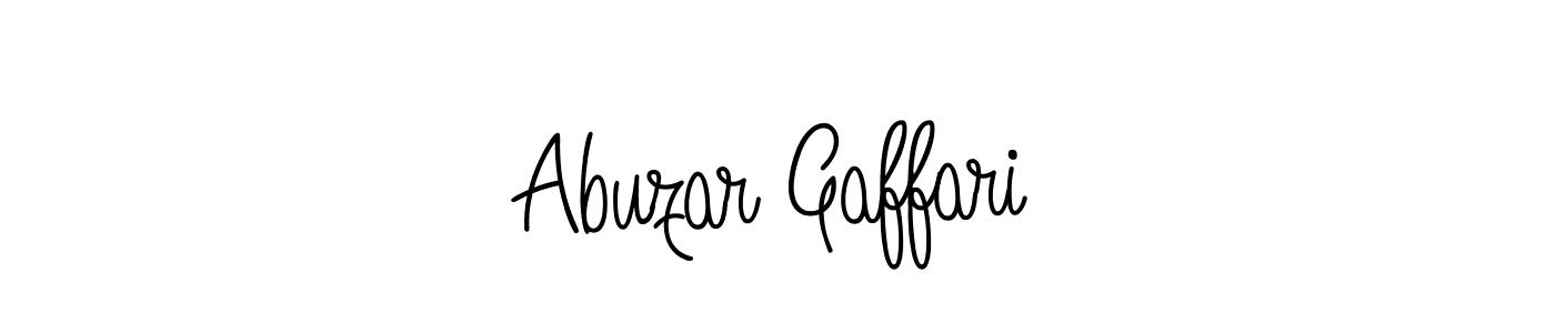 Also we have Abuzar Gaffari name is the best signature style. Create professional handwritten signature collection using Angelique-Rose-font-FFP autograph style. Abuzar Gaffari signature style 5 images and pictures png