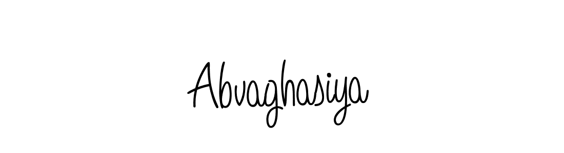 Abvaghasiya stylish signature style. Best Handwritten Sign (Angelique-Rose-font-FFP) for my name. Handwritten Signature Collection Ideas for my name Abvaghasiya. Abvaghasiya signature style 5 images and pictures png