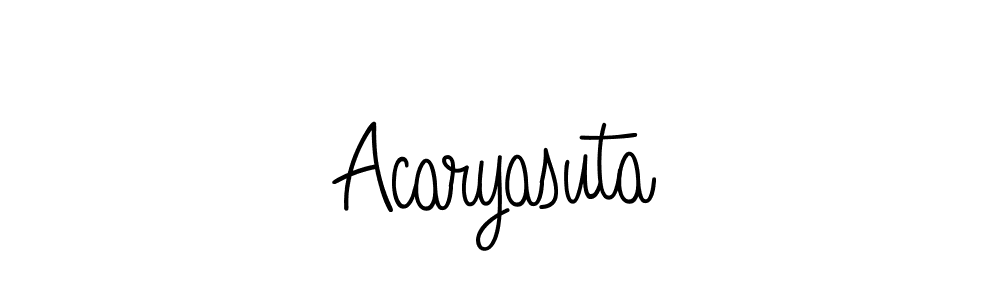 Angelique-Rose-font-FFP is a professional signature style that is perfect for those who want to add a touch of class to their signature. It is also a great choice for those who want to make their signature more unique. Get Acaryasuta name to fancy signature for free. Acaryasuta signature style 5 images and pictures png