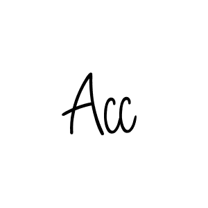 Also we have Acc name is the best signature style. Create professional handwritten signature collection using Angelique-Rose-font-FFP autograph style. Acc signature style 5 images and pictures png