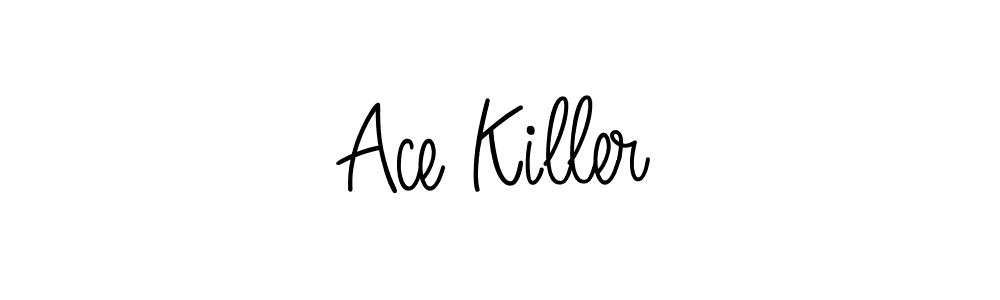 Ace Killer stylish signature style. Best Handwritten Sign (Angelique-Rose-font-FFP) for my name. Handwritten Signature Collection Ideas for my name Ace Killer. Ace Killer signature style 5 images and pictures png