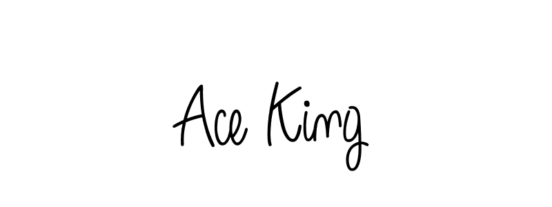 Ace King stylish signature style. Best Handwritten Sign (Angelique-Rose-font-FFP) for my name. Handwritten Signature Collection Ideas for my name Ace King. Ace King signature style 5 images and pictures png