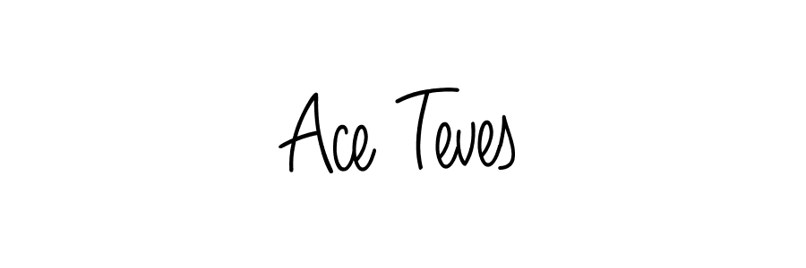 The best way (Angelique-Rose-font-FFP) to make a short signature is to pick only two or three words in your name. The name Ace Teves include a total of six letters. For converting this name. Ace Teves signature style 5 images and pictures png