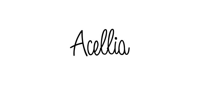 Acellia stylish signature style. Best Handwritten Sign (Angelique-Rose-font-FFP) for my name. Handwritten Signature Collection Ideas for my name Acellia. Acellia signature style 5 images and pictures png