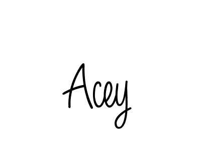 How to make Acey name signature. Use Angelique-Rose-font-FFP style for creating short signs online. This is the latest handwritten sign. Acey signature style 5 images and pictures png