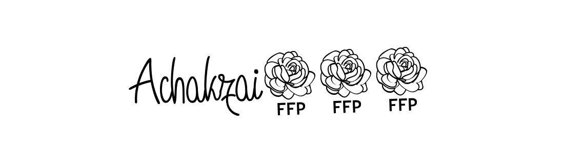 Also we have Achakzai001 name is the best signature style. Create professional handwritten signature collection using Angelique-Rose-font-FFP autograph style. Achakzai001 signature style 5 images and pictures png