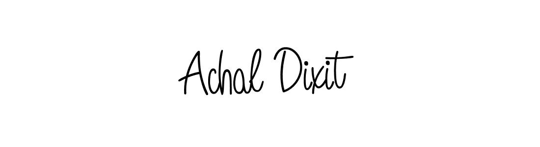 Achal Dixit stylish signature style. Best Handwritten Sign (Angelique-Rose-font-FFP) for my name. Handwritten Signature Collection Ideas for my name Achal Dixit. Achal Dixit signature style 5 images and pictures png