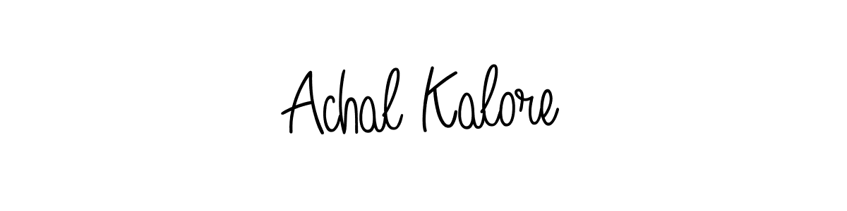 You can use this online signature creator to create a handwritten signature for the name Achal Kalore. This is the best online autograph maker. Achal Kalore signature style 5 images and pictures png