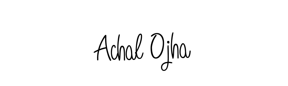 It looks lik you need a new signature style for name Achal Ojha. Design unique handwritten (Angelique-Rose-font-FFP) signature with our free signature maker in just a few clicks. Achal Ojha signature style 5 images and pictures png