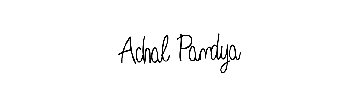 Also You can easily find your signature by using the search form. We will create Achal Pandya name handwritten signature images for you free of cost using Angelique-Rose-font-FFP sign style. Achal Pandya signature style 5 images and pictures png