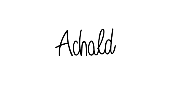 Here are the top 10 professional signature styles for the name Achald. These are the best autograph styles you can use for your name. Achald signature style 5 images and pictures png