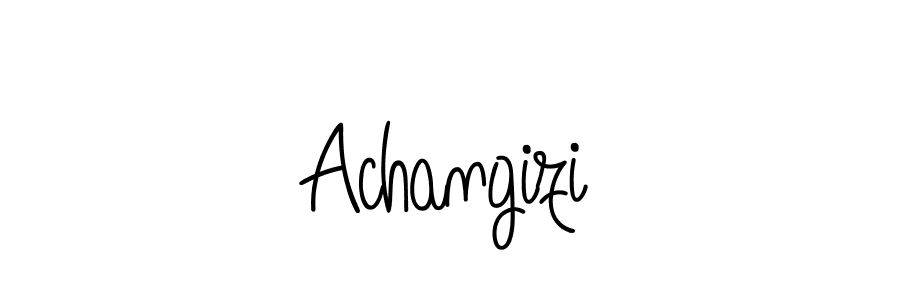 Also You can easily find your signature by using the search form. We will create Achangizi name handwritten signature images for you free of cost using Angelique-Rose-font-FFP sign style. Achangizi signature style 5 images and pictures png