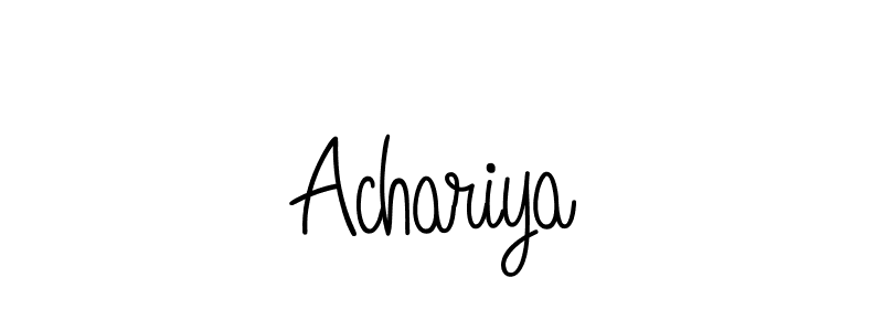 Best and Professional Signature Style for Achariya. Angelique-Rose-font-FFP Best Signature Style Collection. Achariya signature style 5 images and pictures png