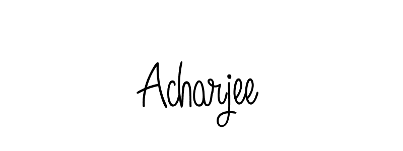 How to Draw Acharjee signature style? Angelique-Rose-font-FFP is a latest design signature styles for name Acharjee. Acharjee signature style 5 images and pictures png