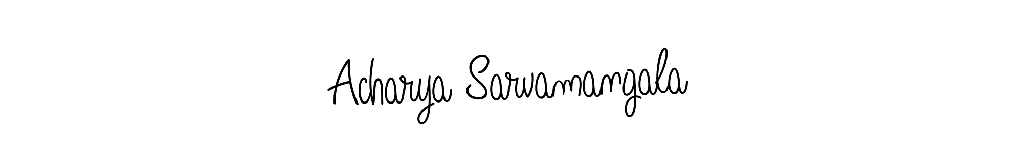 if you are searching for the best signature style for your name Acharya Sarvamangala. so please give up your signature search. here we have designed multiple signature styles  using Angelique-Rose-font-FFP. Acharya Sarvamangala signature style 5 images and pictures png