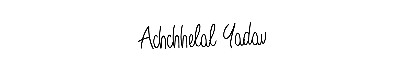 Here are the top 10 professional signature styles for the name Achchhelal Yadav. These are the best autograph styles you can use for your name. Achchhelal Yadav signature style 5 images and pictures png