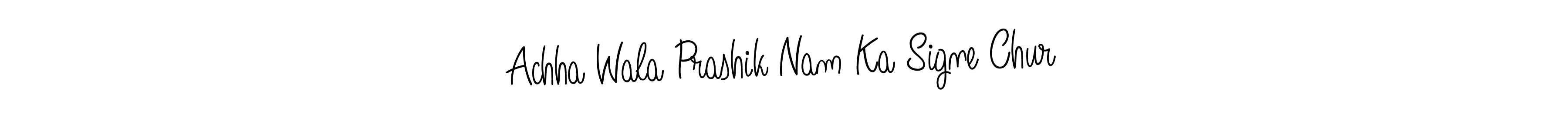 How to Draw Achha Wala Prashik Nam Ka Signe Chur signature style? Angelique-Rose-font-FFP is a latest design signature styles for name Achha Wala Prashik Nam Ka Signe Chur. Achha Wala Prashik Nam Ka Signe Chur signature style 5 images and pictures png